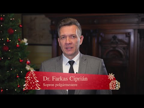 Dr. Farkas Ciprián polgármester karácsonyi üdvözlete