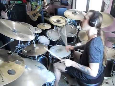 NilExistence drummer Kyle Kratzer practice play through