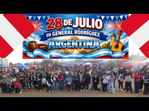 Fiesta Patrias Peruanas  Gral. Rodríguez Barrio Ampliación Agua de Oro FINAL DE EVENTO Banda Sonora.