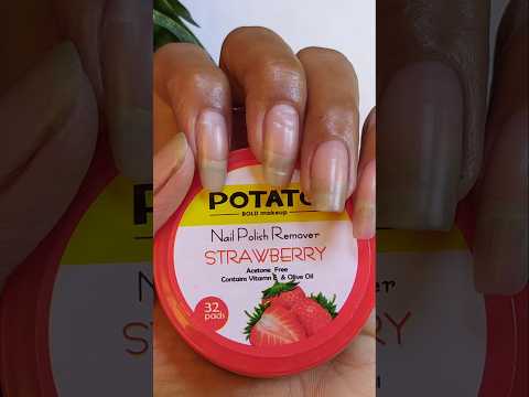 Matte Nail Polish Remover Wipes