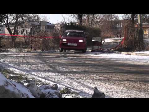 Tomasz Dybisz / Natalia Gągola - Fiat CC - KJS Super OeS BARBÓRKA - Gorlice 08-12-2013