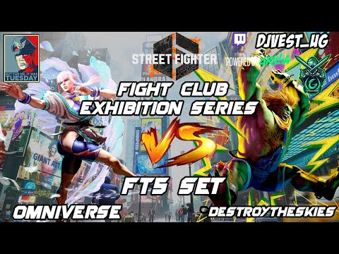 Street Fighter 6 Fight Club Exhibition Series - Omniverse VS DestroyTheSkies FT5 Set
