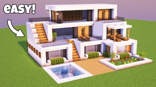 Minecraft Ultimate Modern House Tutorial⚒️