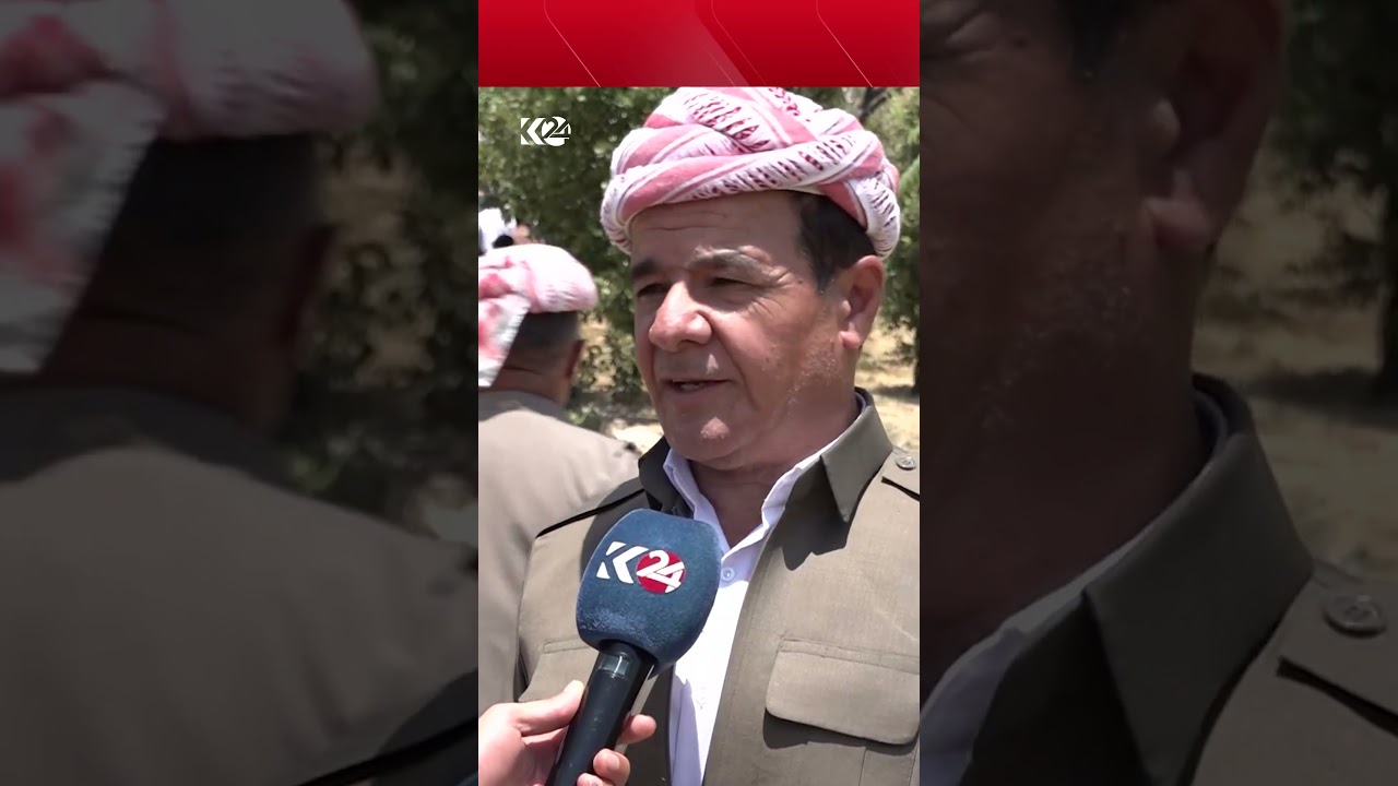 ڤیدیۆ | تەرمی کازم شانەدەری، پێشمەرگەی کۆماری کوردستان و هەڤاڵی بارزانیی نەمر، لە بارزان بەخاک سپێردرا