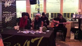 Butcher Babies play "Never Go Back" live acoustic At The Watering Hole Green Bay
