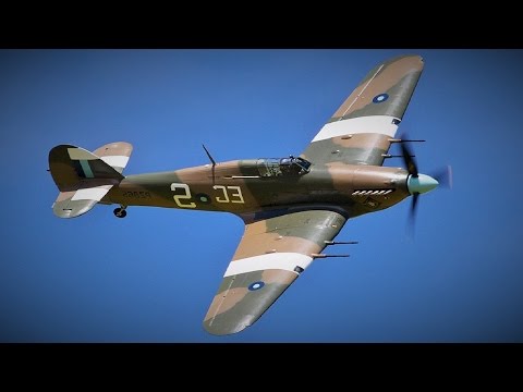 Flypast by BBMF Hurricane PZ865 (Mk IIc) Blackpool promenade Sunday 16th May 2016