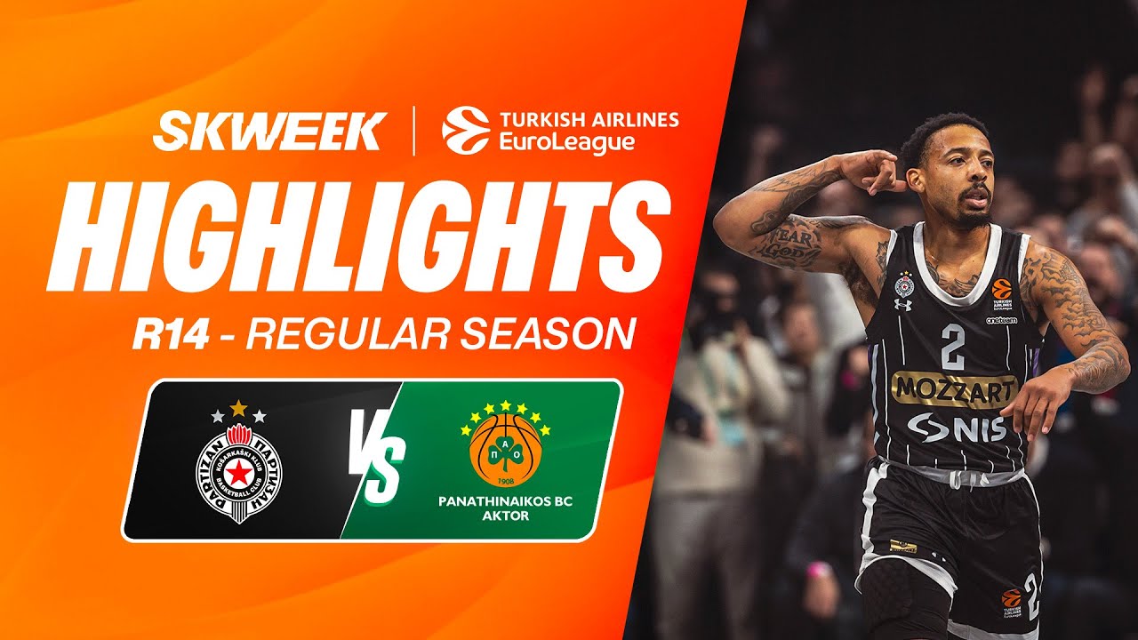 WINNING COME-BACK FOR LESSORT IN BELGRADE ? Partizan vs Panathinaïkos - Highlights Euroleague R14