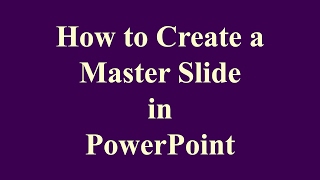 How to Create Master Slide in PowerPoint | Step-by-Step Tutorial
