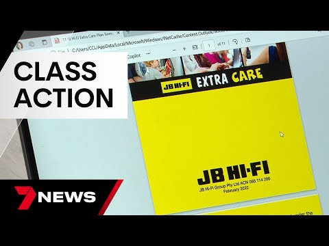 Legal action over JB Hi-Fi extended warranties | 7 News Australia