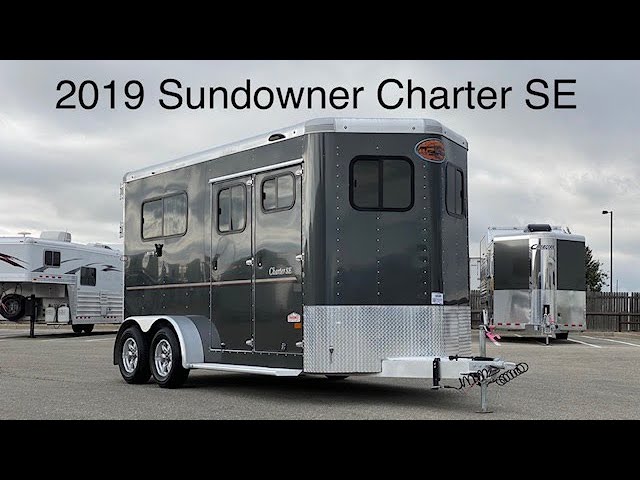 Preview image of Sundowner Charter SE Warmblood 2 Horse Bumper Pull youtube video