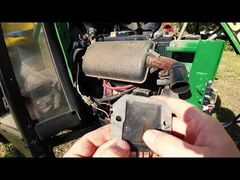 How To Diagnose John Deere Alternator Charging Problem  Fix it on a budget $$$ Repair Generator