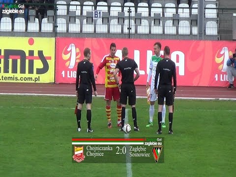 Bramki z meczu Chojniczanka Chojnice - Zagłębie Sosnowiec