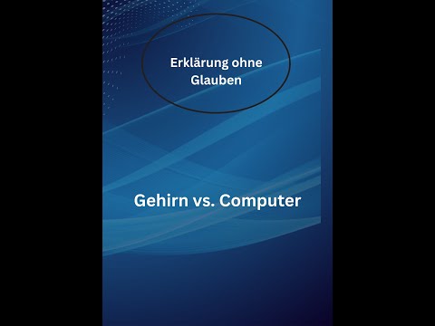 Gehirn vs  Computer