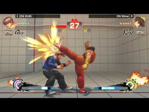 USF4 @ Last Man Standing 1.7 - RLBS (Guy) vs OG Shine (Yang) [720p/60fps]