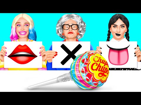 Bite, Lick or Nothing Challenge | Epic Food Battle by BaRaDa Challenge