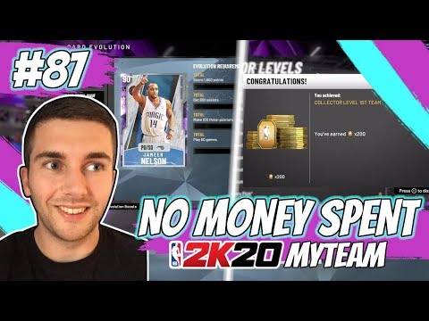 NBA 2K20 MYTEAM REACHING 1250 CARDS COLLECTED!! 200 TOKEN REWARD!!  | NO MONEY SPENT EPISODE #87