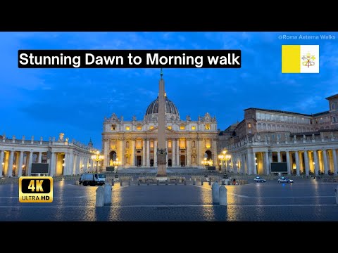 Rom, Italien: Ein atemberaubender Spaziergang vom Morgengrauen bis zum Morgengrauen (▶105 Min.)