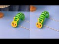 DIY Paper Crafts || Caterpillar can crawl so cute || PQ Crafts