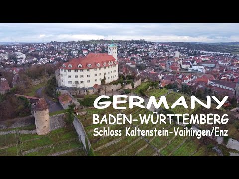 BEAUTIFUL GERMANY FROM ABOVE - Lost Place - Castle Kaltenstein - Baden-Württemberg-Vaihingen Enz-DJI