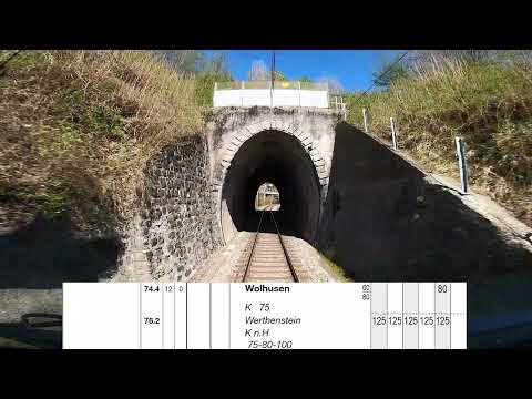 Cab ride Wolhusen to Lucerne - Führerstandsmitfahrt Wolhusen nach Luzern