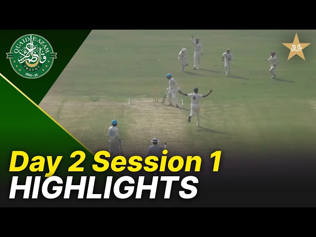 1st Session Highlights | Karachi Blues vs Bahawalpur Region | Day 2 | QeAT 2025-26 | PCB | M2P1S