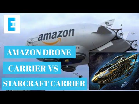 Amazon Drone Carrier Inspired By Starcraft Protoss