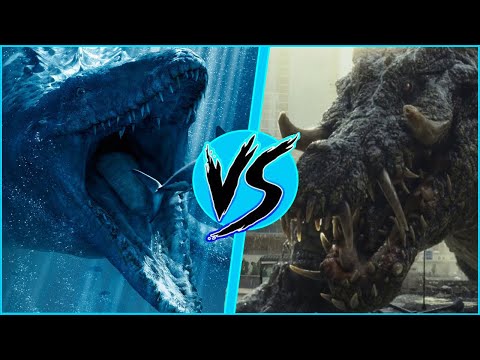 Lizzie VS Mosasaurus | BATTLE ARENA | Rampage | Jurassic World | DanCo VS