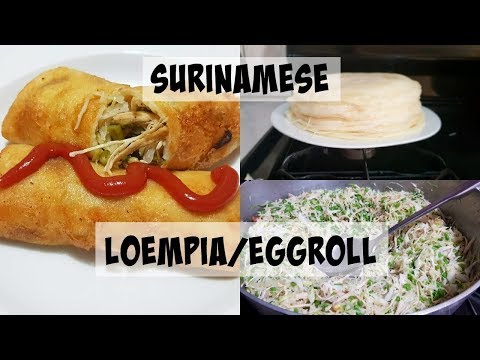Recipe: How To Make Surinamese Loempia/Eggroll | CWF
