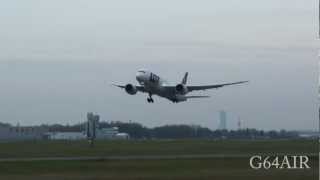 preview picture of video 'Wrocław Touch & Go - Dreamliner SP-LRA 25.11.2012 EPWR'