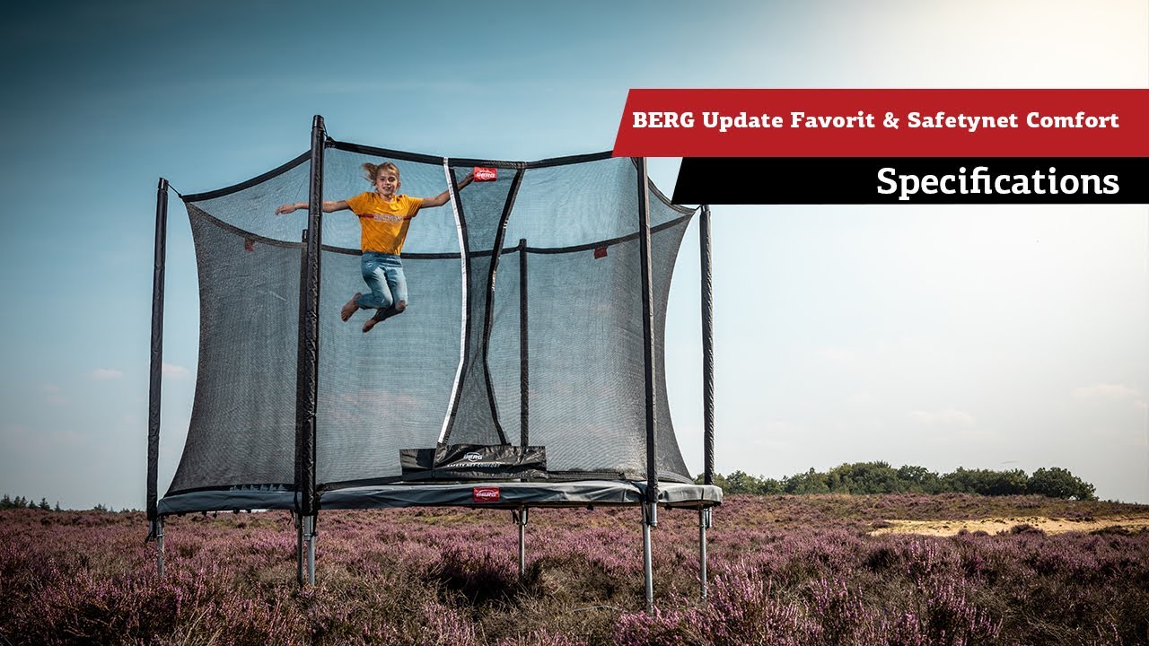 Батут Berg Favorit Grey 200 см с сеткой Comfort