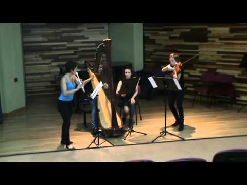 Ravel Sonatine en Trio for Flute, Viola and Harp