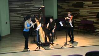 Ravel Sonatine en Trio for Flute, Viola and Harp