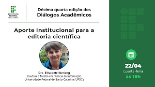 Aporte Institucional para a editoria científica