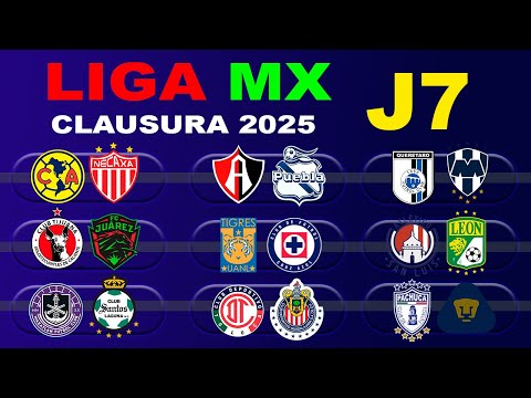 DATES, TIMES, AND CHANNELS FOR MATCHDAY 7 OF THE 2025 LIGA MX CLAUSURA