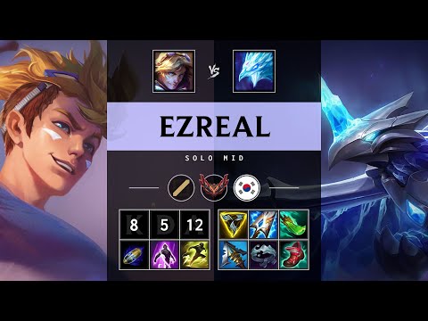 Ezreal Mid vs Anivia - KR Grandmaster Patch 25.19