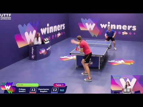 WINners CUP table 1 18.01  Prilepa Dmitrii - Panchenko Bogdan 14:30