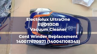 Electrolux EUO93DB UltraOne Vacuum Cleaner - How To Replace Cord Reel