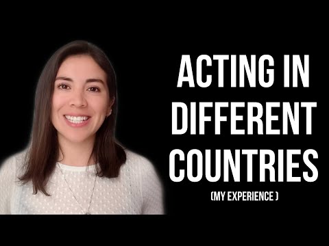Acting in different countries in different languages |Acting worldz