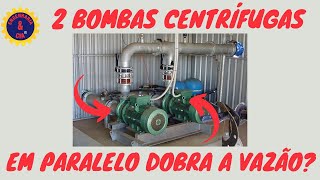 Duas Bombas Centrífugas em Paralelo  Dobra a Vazão ? | Dimensionamento de Instalação de Bombeamento