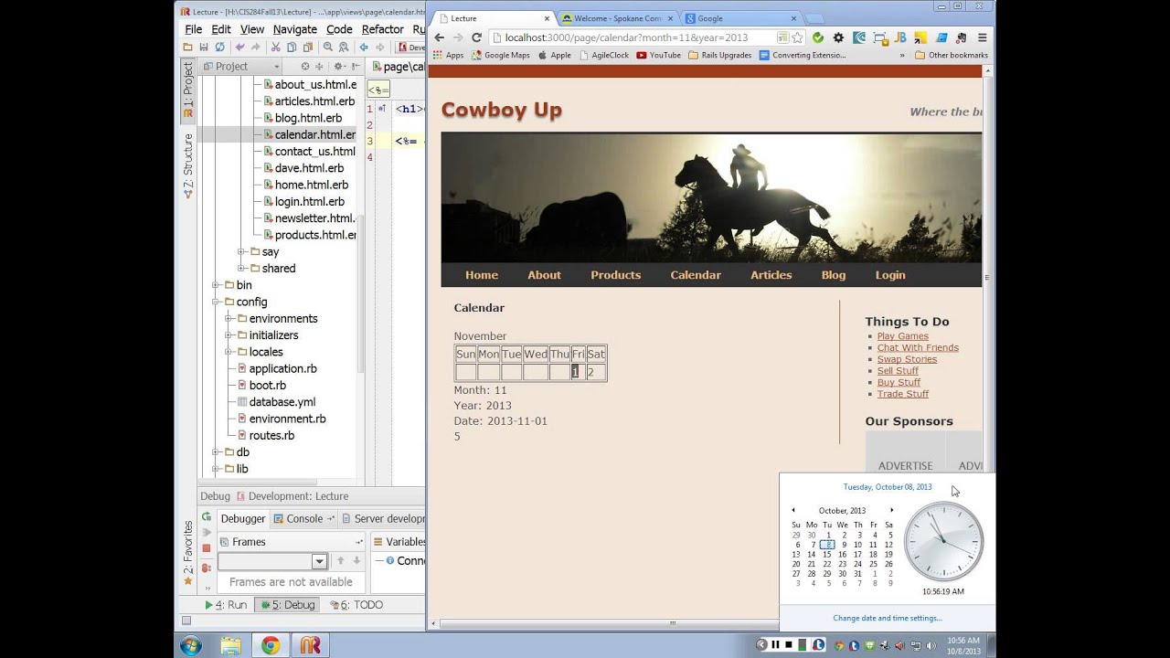 Ruby/Rails 4.0 - Lecture 9/29 - Query String Parameters