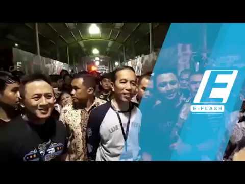 Momen Ketika Jokowi Duet Bareng Ebiet G. Ade di Synchronize 2017