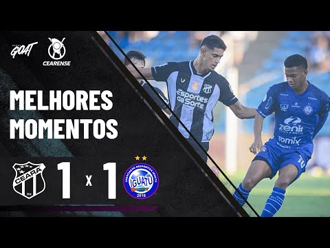Gols e lances de Ceará x Iguatu