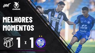 CEARÁ PRESSIONA, MAS IGUATU RESISTE E BUSCA EMPATE NO CEARENSE!