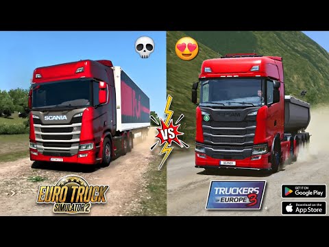 🚛 Truckers Of Europe 3 vs Euro Truck Simulator 2 🚛 Best Comparison Video