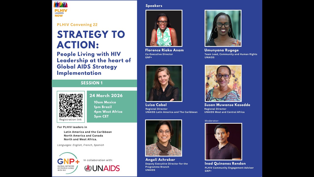 STRATEGY TO ACTION 1: PLHIV Leadership at the heart of Global AIDS Strategy 2026-2031 Implementation