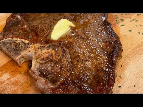 Porterhouse Steak- Reverse Sear Medium Well- Flavorful...