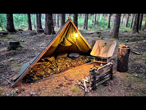Wild Camping In a Polish Lavvu