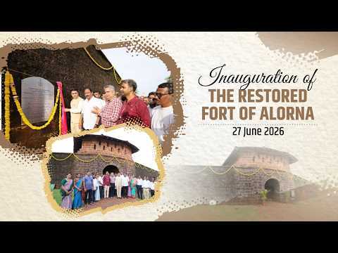 LIVE : Inauguration of the Restored Fort of Alorna