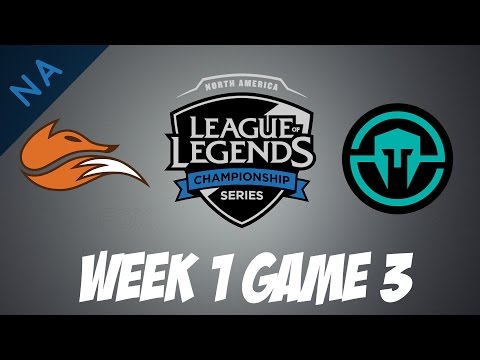 Echo Fox vs Immortals | Game 3 | HIGHLIGHTS | NA LCS Spring Split 2017