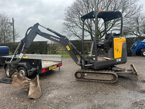 2017 VOLVO EC180 1.8T MINI DIGGER